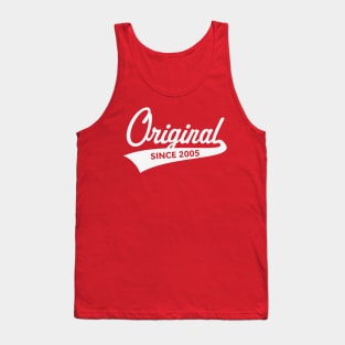 Original Since 2005 (Year Of Birth / Birthday / White) Tank Top